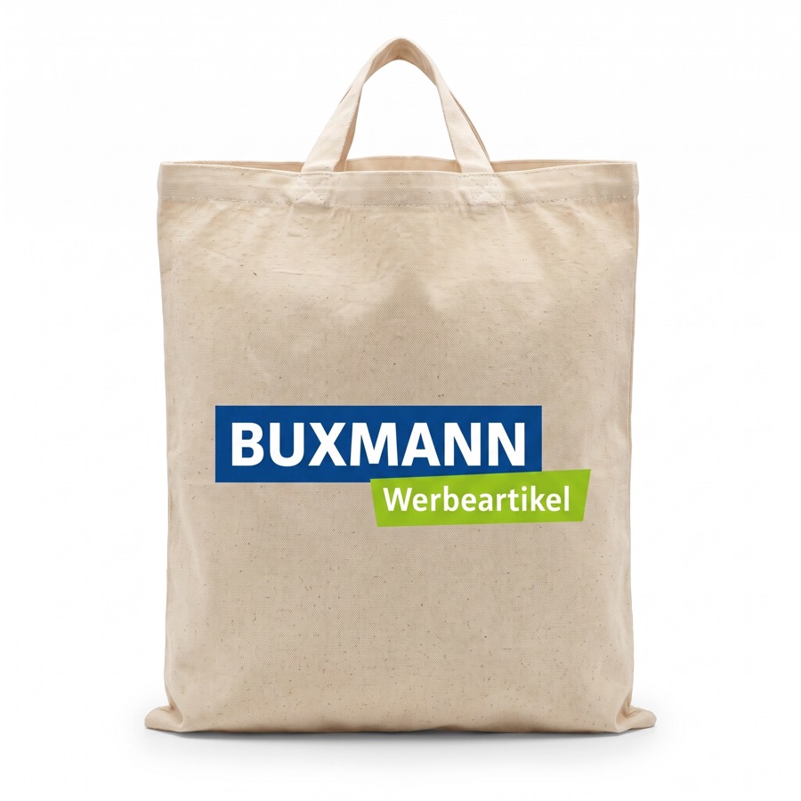 Baumwolltasche mit Buxmann-Logo – Werbeartikel von Buxmann Berlin